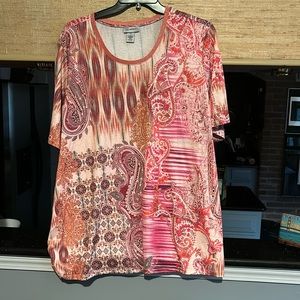 Catherines short sleeve glittering top